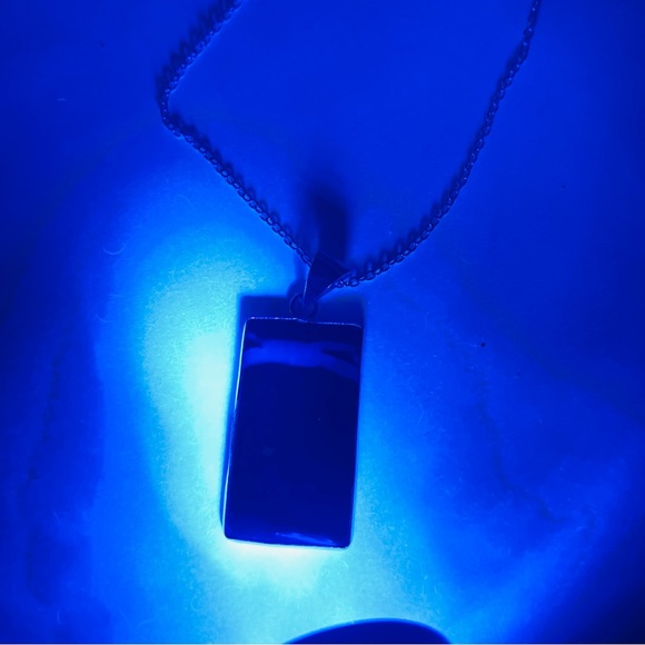 New Artisan Handmade Natural Mookaite 925 Sterling Silver Rectangular Necklace - Picture 8 of 16